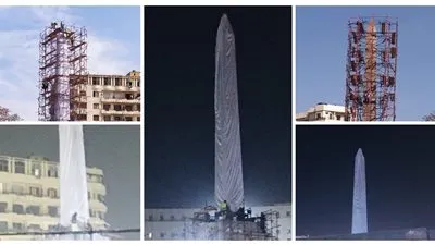 شاهد... مسلة ميدان التحرير بعد ترميمها 