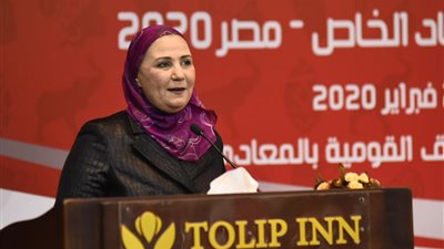 وزيرة التضامن تشهد حفل تكريم اللجنة العليا والمتطوعين بالأولمبياد الأفريقية الخاصة