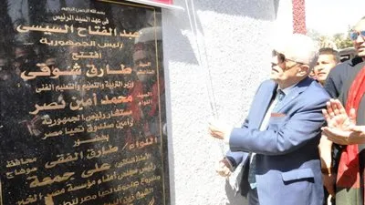 وزير التعليم يفتتح أعمال تطوير مدرستين في سوهاج 