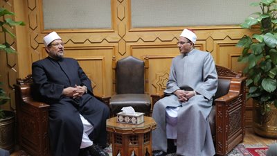 وكيل الأزهر يستقبل وزير الأوقاف لمناقشة سبل التعاون 