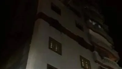 لجنة هندسية لمعاينة عقار رأس التين المائل بالإسكندرية 