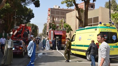 الحماية المدنية تسيطر على حريق في مستشفى قنا الجامعي