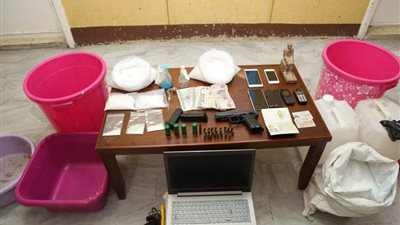 في أقوى ضربة أمنية.. ضبط تشكيل عصابي لتصنيع مخدر الشابو
