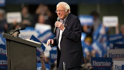Bernie sanders يسيطر على أصوات 
