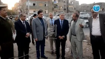 شاهد.. أعمال احلال وتجديد كوبري المنصورة القديم بالمنيا