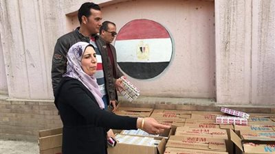 ضبط 8600 علبة سجائر مستوردة بكفرالشيخ (صور)
