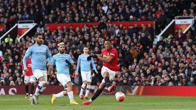 رقم مميز لأنتوني مارسيال في ديربي مانشستر