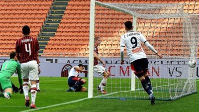 ميلان ضد جنوى 2/1 في الدوري الإيطالي الممتاز (سيري أ) | ملخص وأهداف المباراة (فيديو)