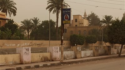 عاصفة ترابية تضرب محافظة الفيوم 