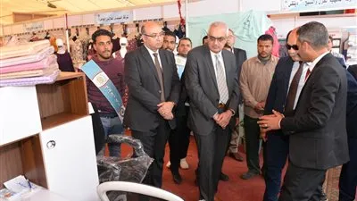 بعد زيارة 12 ألف في التجرية الأولى.. افتتاح معرض المنتجات الوطنية الثاني بجامعة المنصورة