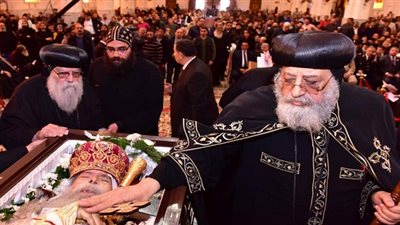 نص كلمة البابا تواضروس خلال جنازة الأنبا صرابامون