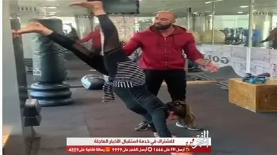 تدريبات شاقة.. نيرمين الفقي تطل على جمهورها عبر 