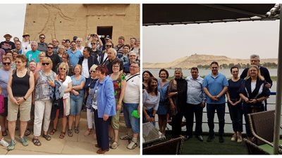 رئيس هيئة تنشيط السياحة يتفقد أسوان.. والزوار: 