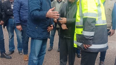 وزير التنمية المحلية ومحافظ الجيزة يتابعان جهود شفط مياه الأمطار 