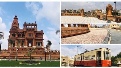 شاهد.. الصور الأولى من داخل قصر البارون بعد العاصفة