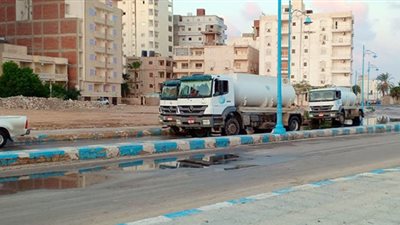 عاجل.. هبوط أرضي أعلى طريق السويس