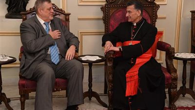 البطريرك الراعي يستقبل المنسق الخاص للأمم المتحدة في لبنان 