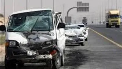 مصرع سيدة وإصابة 16 أخرين في حادثي تصادم بالبحيرة (أسماء)