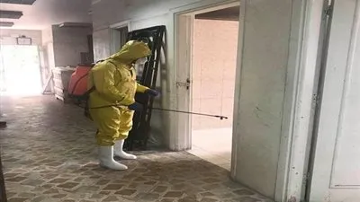 حملة تطهير لكنائس طنطا للوقاية من فيروس كورونا (صور)