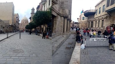 إقبال ضعيف على زيارات شارع المعز اليوم الجمعة 