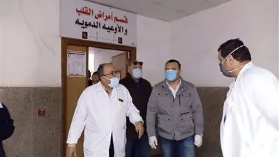 نائب محافظ الدقهلية يزور مستشفى بلقاس وقرية السماحية