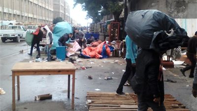 عاجل.. إخلاء سوقي الجمعة والحمام فى الإسكندرية (صور)