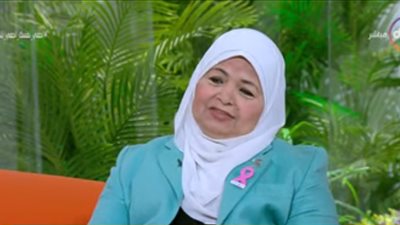 إحدى محاربات السرطان: 