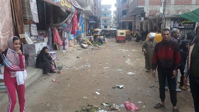 غلق أكبر سوق أسبوعي بمركز القصاصين في الإسماعيلية (صور)