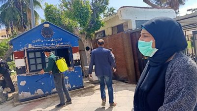 بدء تعقيم مناطق كوم الشقافة الأثرية وعمود السواري 