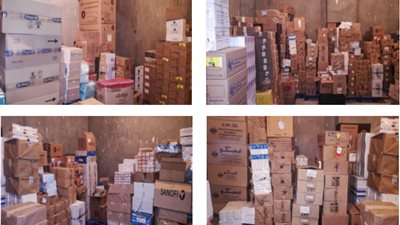 ضبط مخزن بداخله كمية كبيرة من العقاقير الطبية في المرج