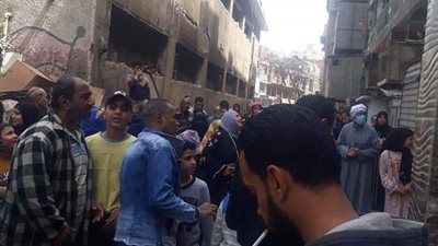 المعاينة: مصرع فتاة وإصابة شقيقتها في عقار إمبابة المنهار