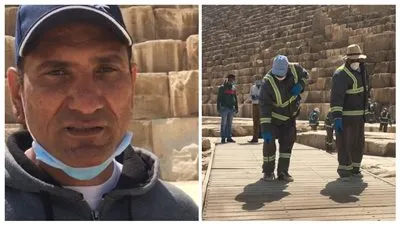 مدير منطقة الهرم: التعقيم من كورونا يشمل أماكن الزوار (فيديو)