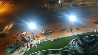 كمائن في شوارع الإسكندرية للقبض على مخترقي حظر التجول (صور)