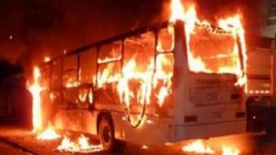 النيابة تطلب تحريات المباحث حول حريق أتوبيس في الحدائق