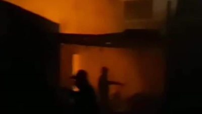 عاجل.. 4 سيارات إطفاء للسيطرة على حريق شب بجوار نادي الزمالك