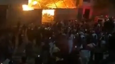 انتداب الأدلة الجنائية لبيان أسباب نشوب حريق في مخزن بالوراق