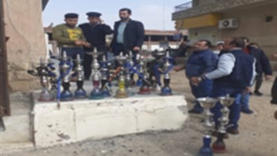 ضبط 121 قضية احتكار سلع و222 مخالفة منع تداول الشيشة (صور)