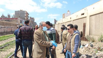 العثور على جثة بجوار شريط قطار شربين (صور)