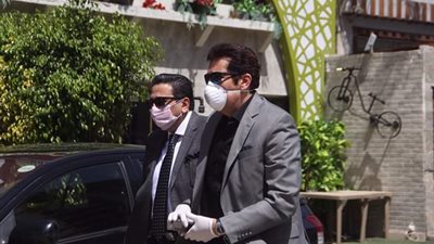 بسبب كورونا.. غياب نجوم الوسط الفني في جنازة جورج سيدهم (صور وفيديو)