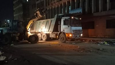 استمرار تطهير شوارع الدقهلية في وقت الحظر