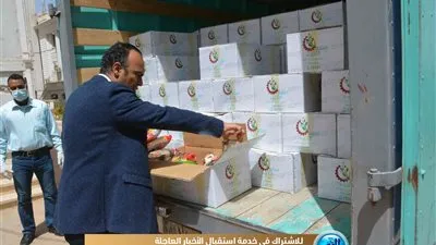 تخصيص 1000 كرتونة غذائية لأسر الحجر المنزلي في المنيا 