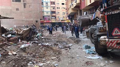 الجيزة تزيل أكبر سوق عشوائي بالهرم و3 أسواق ببولاق الدكرور