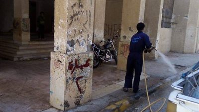 تطهير وتعقيم الشوارع الرئيسية والفرعية بسفاجا (صور)