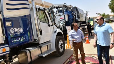 تدشين سيارات ومعدات جديدة بـ20 مليون جنيه لشركة مياه الشرب في أسوان