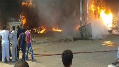 ننشر التفاصيل الكاملة لحريق مخزن كارتون الإسكندرية 