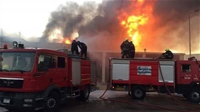 السيطرة على حريق محدود بجانب معبد تحنيط ميت رهينة