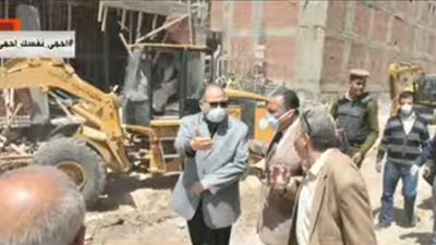 15 حالة تعدٍ بمساحة 1400 متر على أرض الدولة بقنا