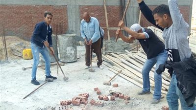 حملات لإزالة حالات البناء المخالف في الإسكندرية (صور)