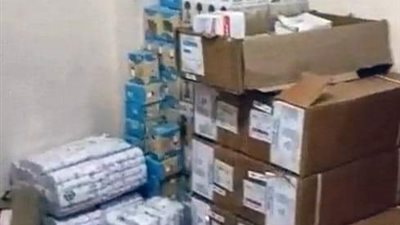 تفاصيل ضبط مليون سرنجة و5 أطنان قطن داخل شقة في الجيزة