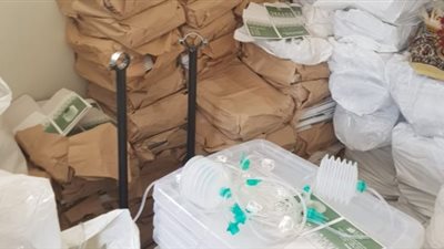  التحفظ على 14 ألف قطعة مستلزمات طبية بالإسكندرية 